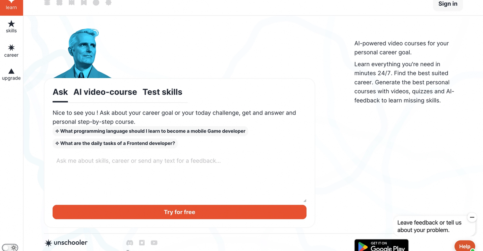 Unschooler.me AI Tool | AI Tools for Business